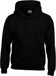 Gildan GI18500B - Sudadera Con Capucha Heavy Blend Youth Negro