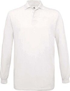 B&C CGSAFML - Polo En Manga Larga Safran LSL Blanco