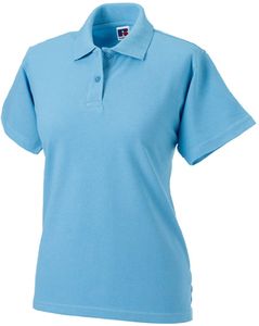 Russell RU569F - Polo Classic Cotton Para Mujeres Cielo