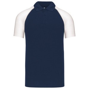 Kariban K226 - POLO BASE BALL BICOLOR PARA HOMBRE