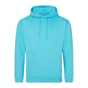 AWDIS JUST HOODS JH001 - SUDADERA CON CAPUCHA Turquoise Surf