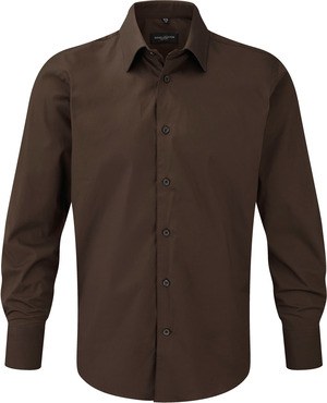 Russell Collection RU946M - Camisa Entallada En Manga Larga