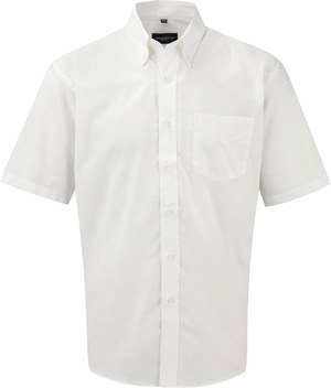 Russell Collection RU933M - Camisa Oxford En Manga Corta Y De FÁcil Cuidado