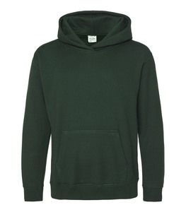 AWDIS JUST HOODS JH01J - Sudadera con capucha para niños Verde botella