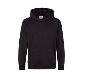 AWDIS JUST HOODS JH01J - Sudadera con capucha para niños Jet Black