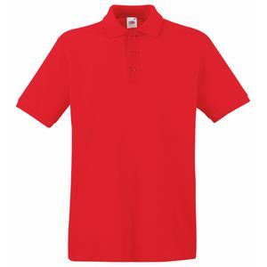 Fruit of the Loom SS255 - Polo Premium Rojo