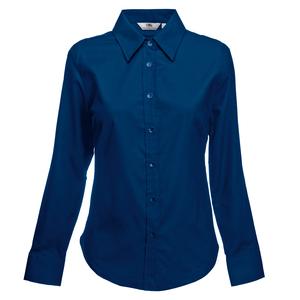 Fruit of the Loom SS001 - Camisa Oxford para mujer de manga larga