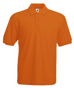 Fruit of the Loom SS402 - Polo con Botones 65/35 Naranja