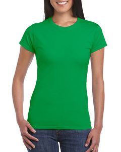 Gildan GD072 - Camiseta Softstyle™ para mujeres de algodón hilado en anillo Irlanda Verde