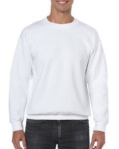 Gildan GD056 - Sudadera HeavyBlend™ de adulto con cuello redondo Blanco