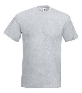 Fruit of the Loom 61-044-0 - Camiseta Super Premium 100% algodón para hombre Gris mezcla