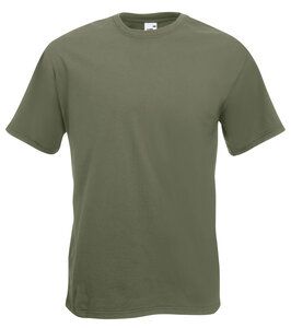 Fruit of the Loom 61-044-0 - Camiseta Super Premium 100% algodón para hombre Classic Olive