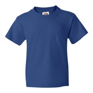Fruit of the Loom 61-033-0 - Camiseta Algodon Niño Real Azul