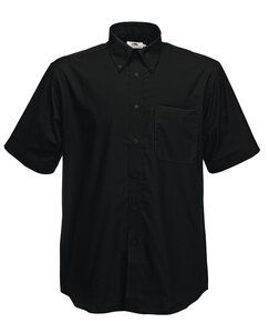 Fruit of the Loom 65-112-0 - Camisa Oxford Negro
