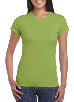 Gildan 64000L - Camiseta de manga corta RingSpun para mujer