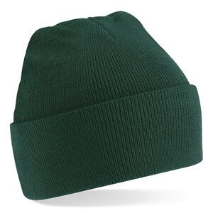 Beechfield B45 - Gorro Original con dobladillo Verde botella