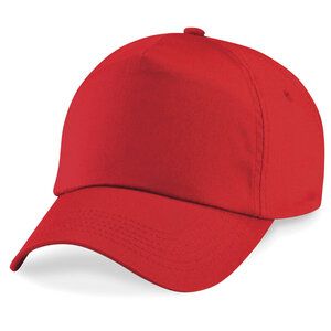 Beechfield BC010 - Gorra 5 Paneles Original  Bright Red