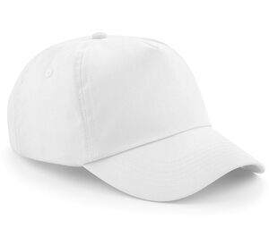 Beechfield BC010 - Gorra 5 Paneles Original  Blanco