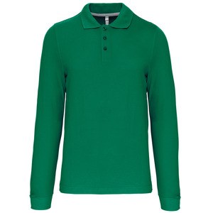 Kariban K243 - POLO DE MANGA LARGA Verde pradera