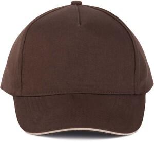 K-up KP124 - GORRA CON SANDWICH CONTRASTADO 5 PANELES