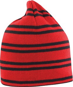 Result R354X - Gorro reversible del equipo Red / Black / Black