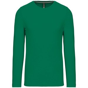 Kariban K359 - CAMISETA DE MANGA LARGA Y ESCOTE REDONDO Verde pradera