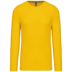 Kariban K359 - CAMISETA DE MANGA LARGA Y ESCOTE REDONDO Amarillo