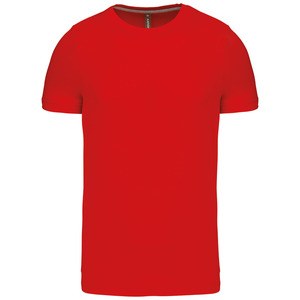 Kariban K356 - CAMISETA DE MANGA CORTA Y ESCOTE REDONDO Rojo