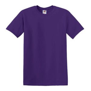 Fruit of the Loom SC6 - Camiseta Original Manga Corta Purple