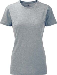 Russell RU165F - Camiseta Polycotton Para Damas Silver Marl