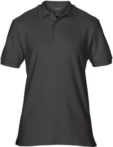 Gildan GI85800 - Camisa deportiva de doble piqué para adultos de algodón premium Black/Black