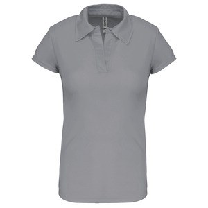 ProAct PA483 - POLO DEPORTIVO DE MANGA CORTA PARA MUJER Fine Grey