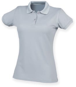 Henbury H476 - LADIES' COOLPLUS® POLO SHIRT Silver Grey