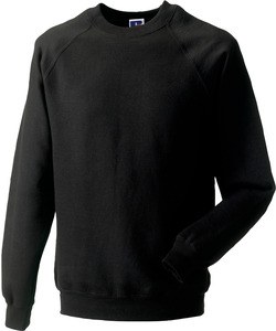 Russell RU7620M - Sudadera RaglÁn Clásica Black/Black