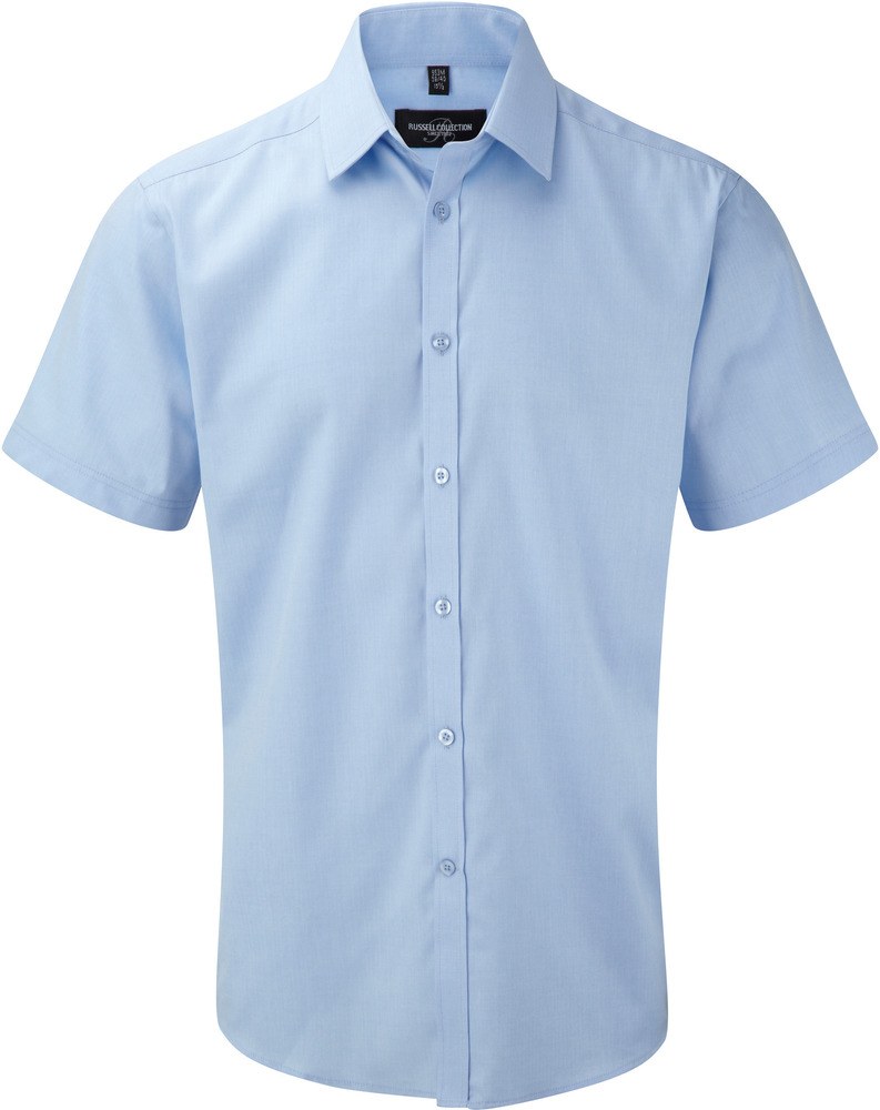 Russell Collection RU963M - Camisa Manga Corta En Espiga