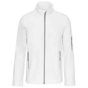 Kariban K401 - MENS SOFTSHELL JACKET - CHAQUETA SOFTSHELL PARA HOMBRE Blanco