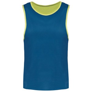 Proact PA042 - PETO DE ENTRENAMIENTO REVERSIBLE Fluorescent Yellow / Sporty Royal Blue