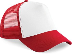 Beechfield B640 - Gorra Camionera (Trucker) Con Mitad En Malla