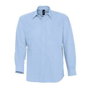 SOL'S 16000 - Boston Camisa Hombre Oxford Manga Larga Cielo