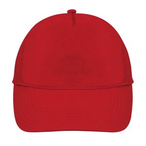 SOL'S 88119 - Buzz Gorra De 5 Paneles Rojo