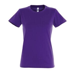 SOL'S 11502 - Imperial WOMEN Camiseta Mujer Cuello Redondo Morado oscuro