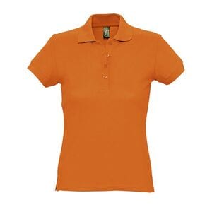 SOL'S 11338 - PASSION Polo Mujer Manga Corta Naranja