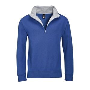 SOL'S 47300 - SCOTT Sudadera Con Cremallera 1/4 Real Azul