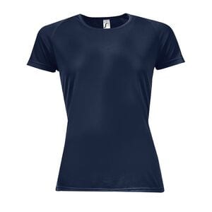 SOL'S 01159 - SPORTY WOMEN Camiseta De Mujer Mangas Raglán French marino