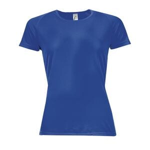 SOL'S 01159 - SPORTY WOMEN Camiseta De Mujer Mangas Raglán Real Azul