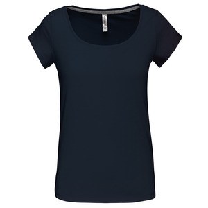 Kariban K384 - Camiseta con escote barco y manga corta para mujer Marina