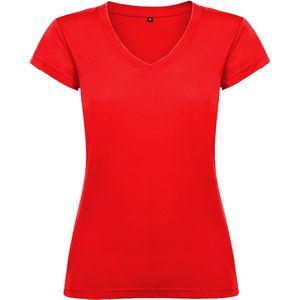 Roly CA6646 - VICTORIA Camiseta de mujer con manga corta Rojo