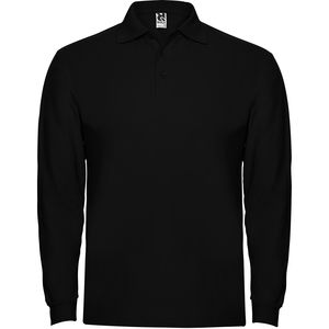 Roly PO6635 - ESTRELLA L/S Polo de manga larga Negro