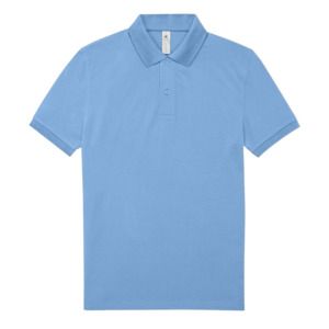 B&C BCID1 - Polo de manga corta para hombre Azul Cielo