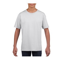 Gildan GN649 - Camiseta infantil Softstyle Blanco